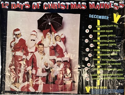 Lot 241 - MADNESS 1980 CHRISTMAS POSTER.
