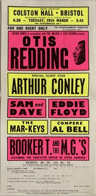 Lot 122 - OTIS REDDING ORIGINAL HANDBILL.