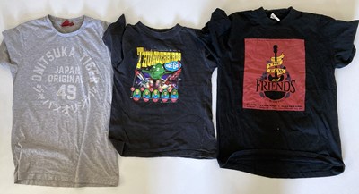 Lot 132 - MUSIC AND PROMOTIONAL CLOTHING ONCE OWNED BY ANDY FAIRWEATHER LOW.