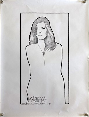 Lot 270 - DAVID BOWIE PLYMOUTH GUILDHALL POSTERS.