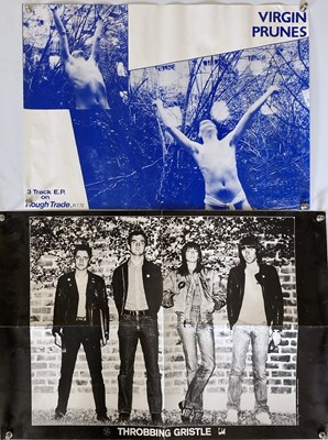 Lot 191 - THROBBING GRISTLE / VIRGIN PRUNES POSTERS.
