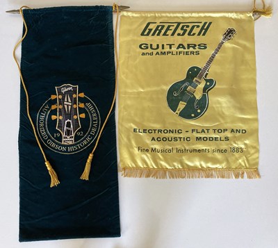 Lot 11 - GUITAR MEMORABILIA - GRETSCH PROMO BANNERS ETC.