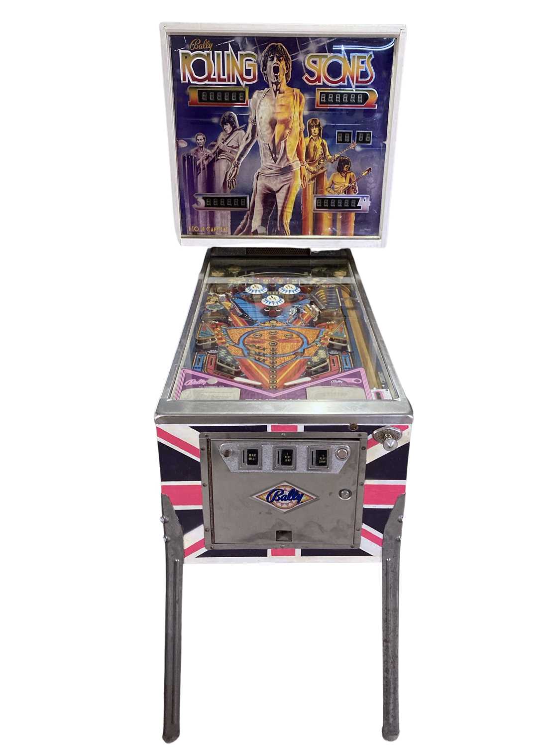Lot 608 - ROLLING STONES BALLY PINBALL MACHINE.