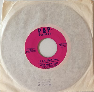 Lot 13 - FOUR BELOW ZERO - E.S.P 7" (ORIGINAL US STOCK COPY - P&P RECORDS PAP-1050)
