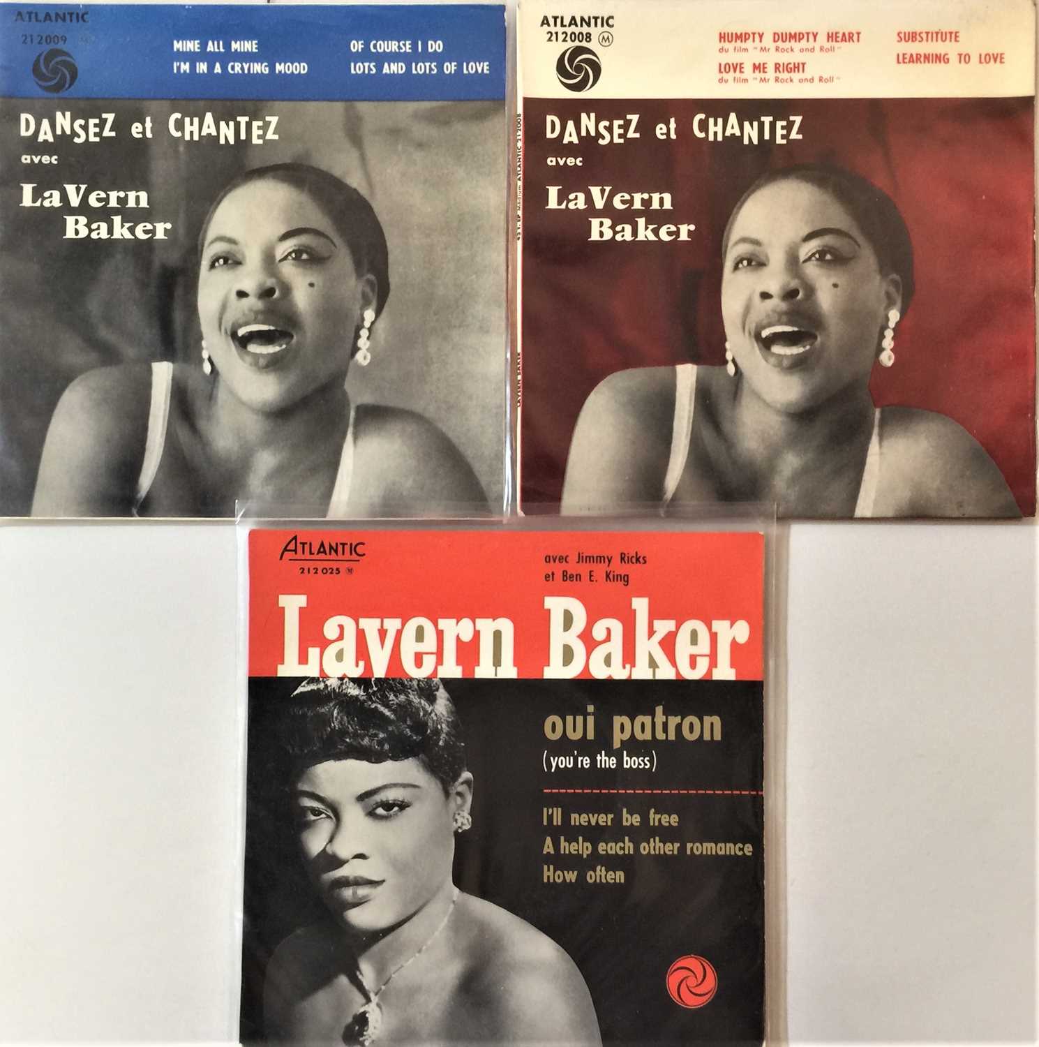 Lot 51 - LAVERN BAKER - 60s FRENCH ATLANTIC EP RARITIES