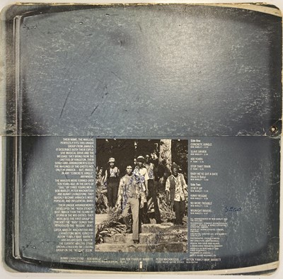 Lot 537 - BOB MARLEY/THE WAILERS CATCH A FIRE SIGNED LP