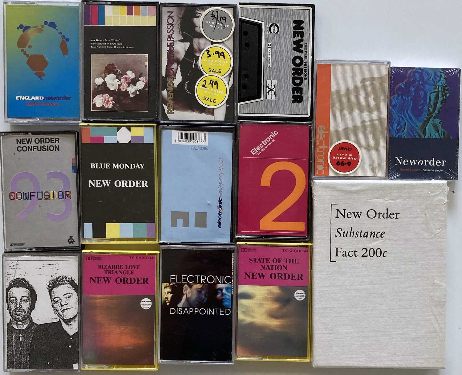 Lot 11 - NEW ORDER CASSETTES.