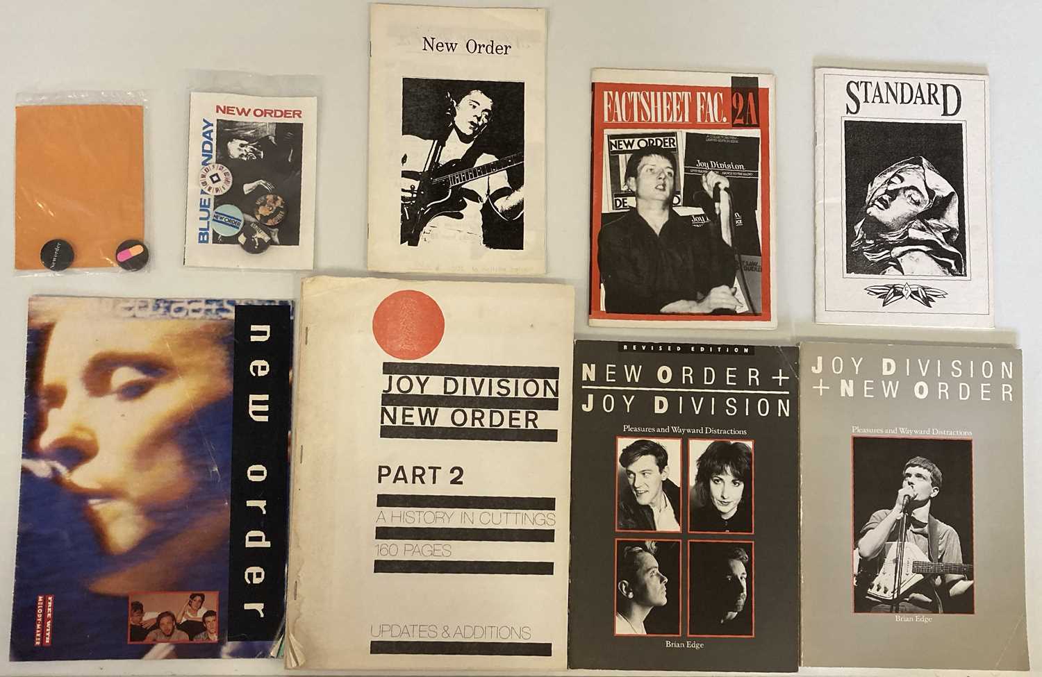 Lot 13 - JOY DIVISION AND NEW ORDER FANZINES  / EPHEMERA.