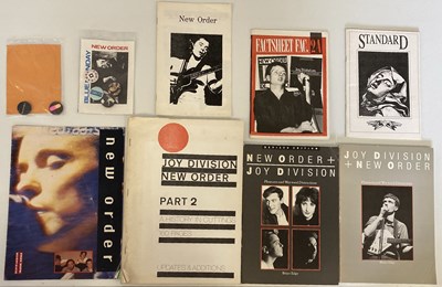 Lot 13 - JOY DIVISION AND NEW ORDER FANZINES  / EPHEMERA.