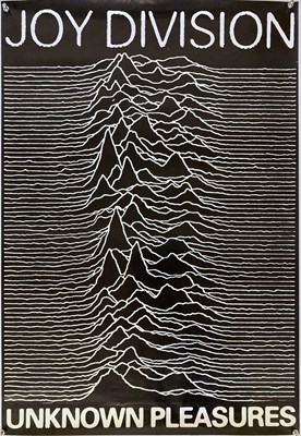 Lot 19 - ORIGINAL JOY DIVISION UNKNOWN PLEASURES POSTER.