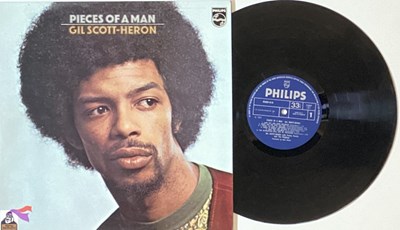 Lot 153 - GIL SCOTT-HERON - PIECES OF A MAN LP (UK - 6369 415)