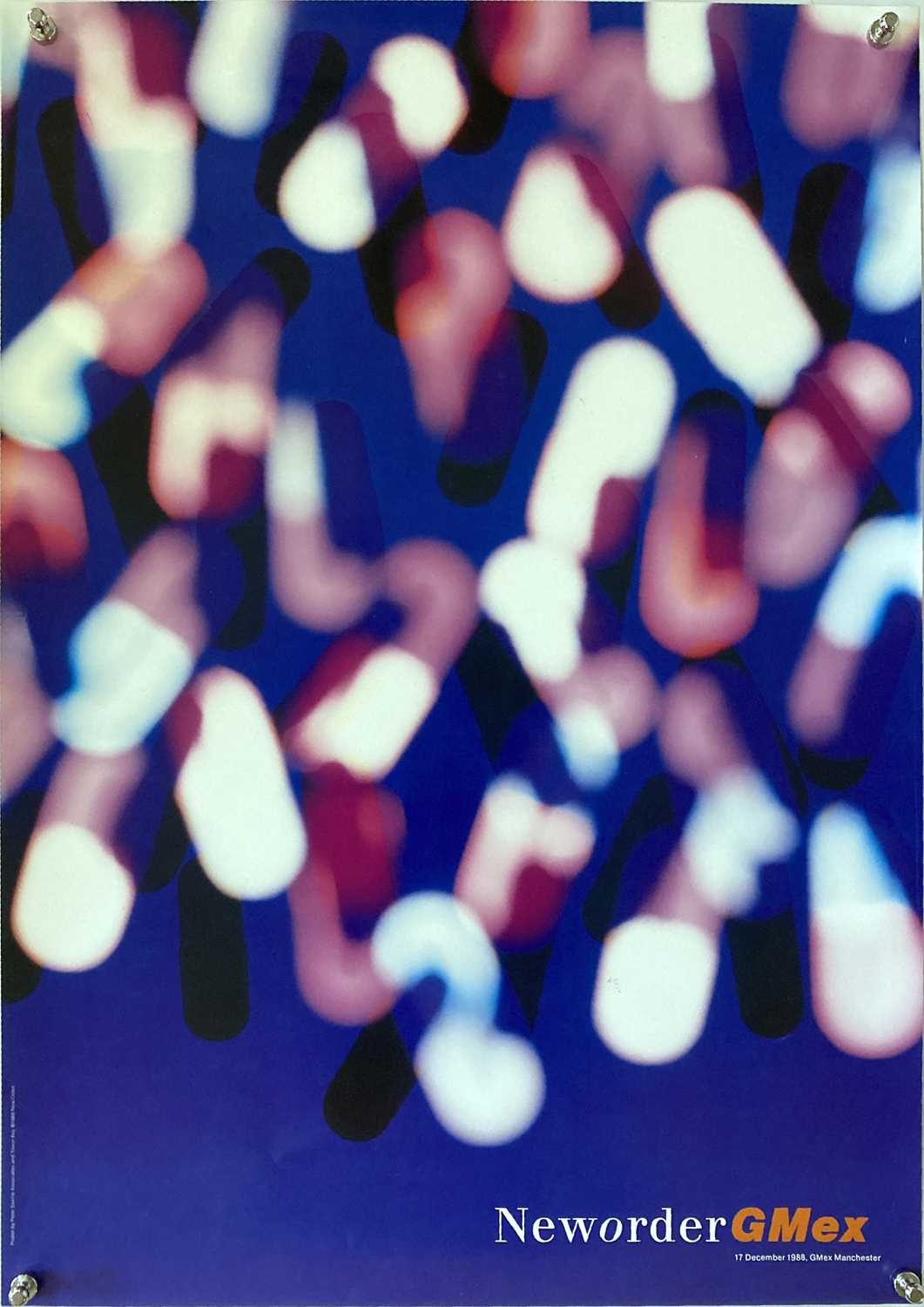 Lot 24 - NEW ORDER G-MEX 1988 POSTER.