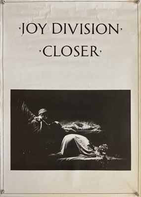 Lot 25 - JOY DIVISION CLOSER ORIGINAL POSTER.