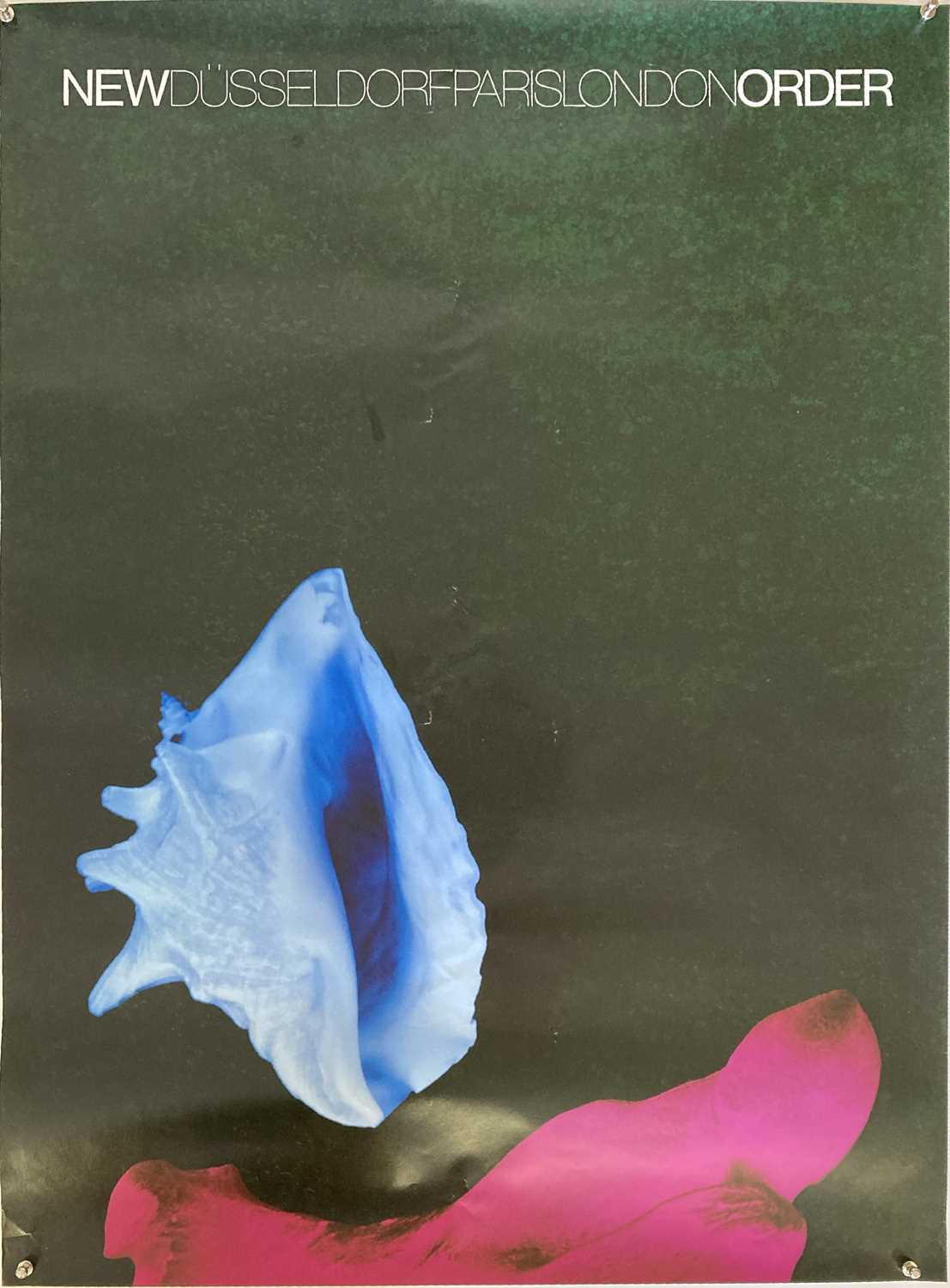 Lot 28 - NEW ORDER 1987 TOUR POSTER.