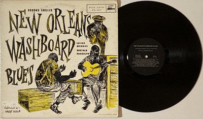 Lot 171 - SNOOKS EAGLIN - NEW ORLEANS WASHBOARD BLUES LP (FL 107)