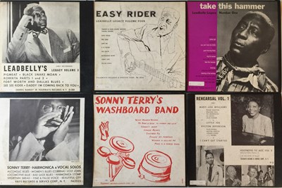 Lot 176 - FOLKWAYS - BLUES 10" RARITES