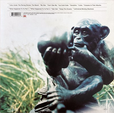 Lot 205 - STONE ROSES / IAN BROWN - UNFINISHED MONKEY BUSINESS SIGNED.