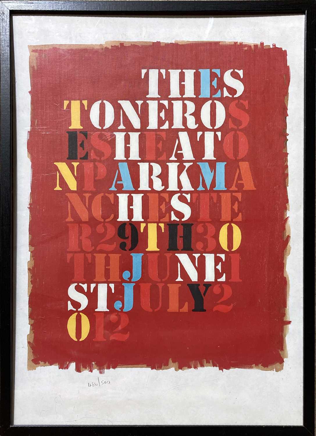 Lot 207 - STONE ROSES HEATON PARK LIMITED EDITION PRINT.