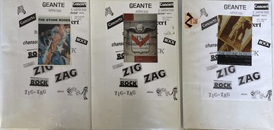 Lot 208 - STONE ROSES SEALED FRENCH POSTERS.