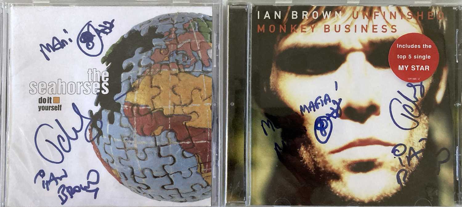 Lot 218 - STONE ROSES SIGNED CDS.