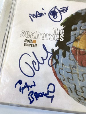 Lot 218 - STONE ROSES SIGNED CDS.
