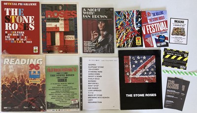 Lot 225 - STONE ROSES CONCERT MEMORABILIA.
