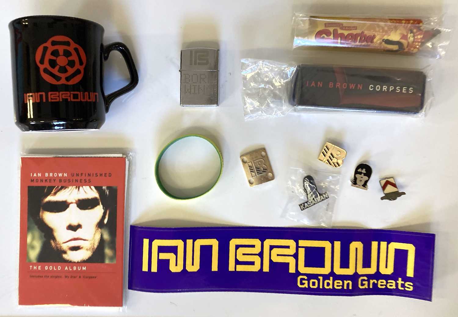Lot 227 - IAN BROWN MEMORABILIA.