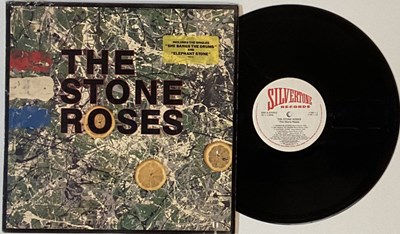 Lot 300 - THE STONE ROSES - THE STONE ROSES LP (COMPLETE OG US COPY WITH PRESS RELEASE - SILVERTONE 1184-1-J)