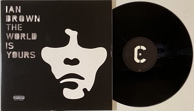 Lot 323 - IAN BROWN - THE WORLD IS YOURS LP (2007 ALBUM - POLYDOR 174 341-4)