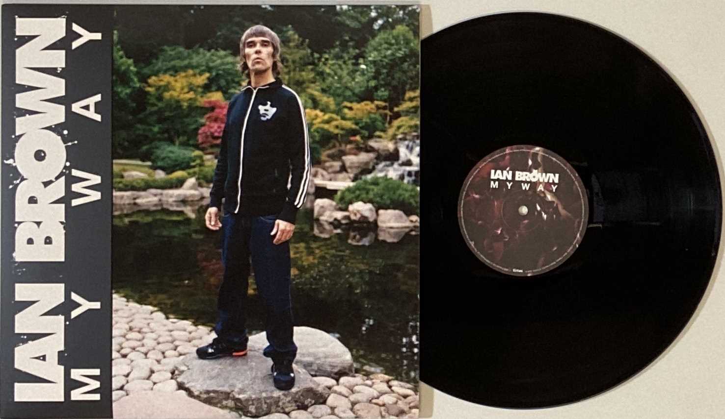Lot 324 - IAN BROWN - MY WAY LP (2009 ALBUM - FICTION 2717470)