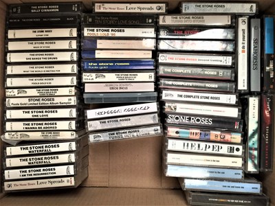 Lot 327 - THE STONE ROSES & RELATED - CASSETTE/MINI DISC COLLECTION