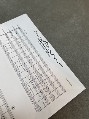 Lot 32 - MAX RICHTER – SIGNED ‘ON THE NATURE OF DAYLIGHT’ MANUSCRIPT
