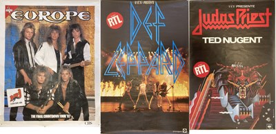 Lot 180 - DEF LEPPARD / JUDAS PRIEST POSTERS