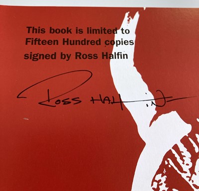 Lot 97 - ROSS HALFIN - THE WHO LIVE - SIGNED BOOK.