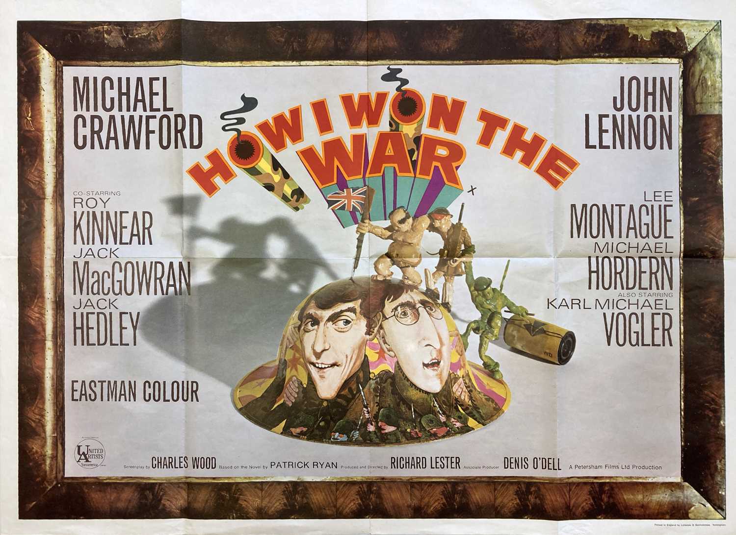 Lot 264 - JOHN LENNON - HOW I WON THE WAR ORIGINAL UK QUAD.