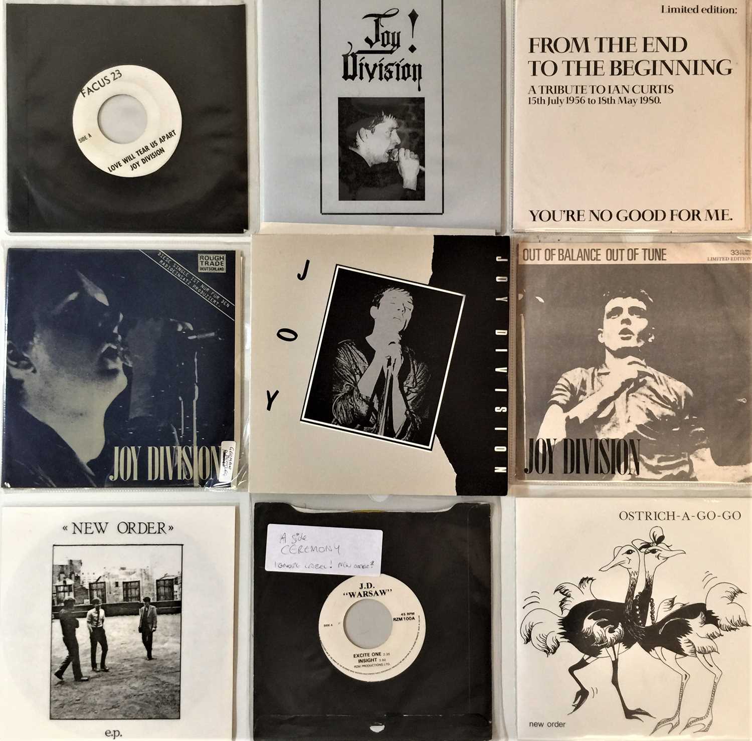 Lot 341 - JOY DIVISION/NEW ORDER - PRIVATE 7" RELEASES