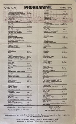 Lot 122 - MARQUEE CLUB LONDON FLYERS - INC CREAM.