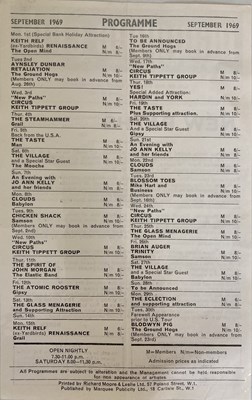 Lot 122 - MARQUEE CLUB LONDON FLYERS - INC CREAM.