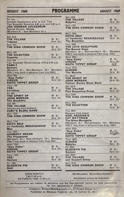 Lot 122 - MARQUEE CLUB LONDON FLYERS - INC CREAM.