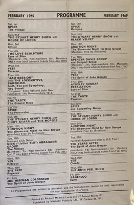 Lot 122 - MARQUEE CLUB LONDON FLYERS - INC CREAM.