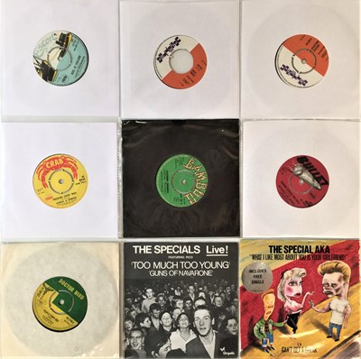 Lot 110 - REGGAE - 7" (ROOTS/ROCKSTEADY/SKA/2-TONE ) - MANY LATE 60s/EARLY 70s UK RARITIES