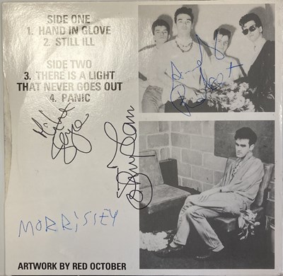 Lot 364 - THE SMITHS FULLY SIGNED SINGLE