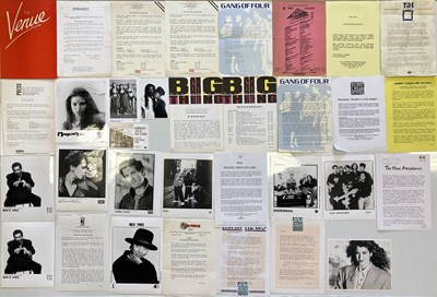 Lot 18 - LARGE COLLECTION OF MUSIC PRESS AND PROMOTIONAL ITEMS.