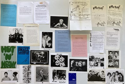 Lot 19 - LARGE COLLECTION OF PRESS AND PROMOTIONAL ITEMS - INDIE ARTISTS.