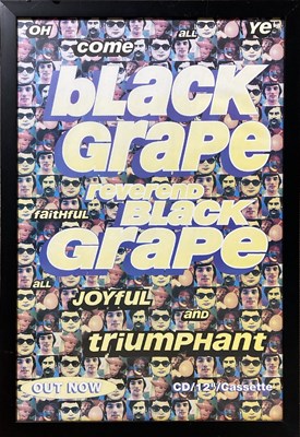 Lot 234 - STONE ROSES / BLACK GRAPE POSTERS.