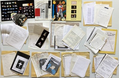 Lot 31 - MUSIC DESIGN NOTES / PROOFS ETC