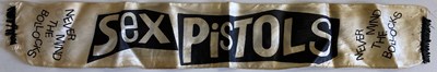 Lot 466 - SEX PISTOLS C 1970S SCARF.