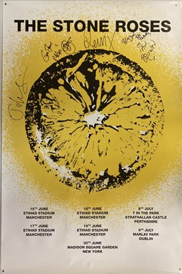 Lot 431 - STONE ROSES SIGNED POSTER