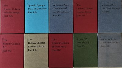 Lot 391 - FACTORY RECORDS - CASSETTE BOX SETS