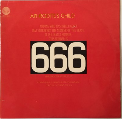 Lot 722 - APHRODITE'S CHILD - 666 LP (ORIGINAL UK SWIRL - 6333 500/1)